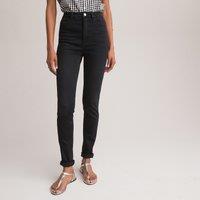 High Waist Skinny Jeans in Organic Cotton Mix, Length 29.5"