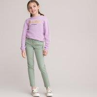Embroidered Cotton Trousers, 3-12 Years