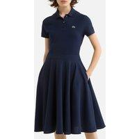 Full Mini Polo Dress in Organic Cotton with Short Sleeves