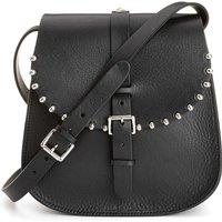 Le Sab Rock Medium Shoulder Bag in Leather with Stud Detail
