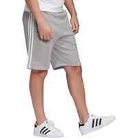 Cotton 3-Stripes Shorts with Trefoil Logo Print
