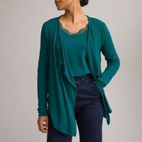 Fine Knit Open Cardigan