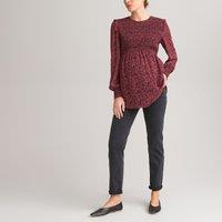 Maternity Boyfriend Jeans in Organic Cotton and Mid Rise