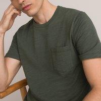 Organic Cotton T-Shirt with Crew Neck and Short Sleeves