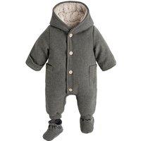 Recycled Hooded Pramsuit with Sherpa Lining
