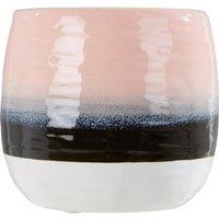 17cm Pink Tie Dye Effect Planter
