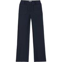 Recycled Flared Trousers with High Waist, Length 31"