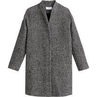 Chevron Button-Down Coat