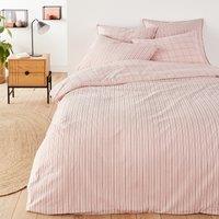 Monille Checked 100% Washed Cotton Fitted Sheet