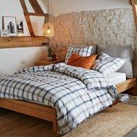 Melvin Checked 100% Cotton Duvet Cover