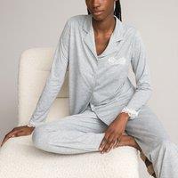 Long Sleeve Pyjamas with Lace Details