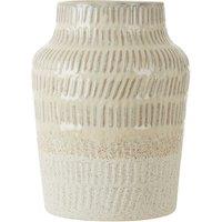 Contemporary Stoneware Vase in White