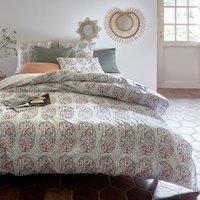 Shanezia Paisley Floral 100% Cotton Percale 200 Thread Count Pillowcase