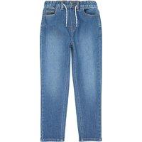 Mid Rise Straight Jeans