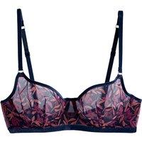 Floral Demi-Cup Bra in Tulle