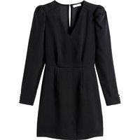 Marlne Recycled Mini Dress with Puff Sleeves