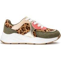 Kids Leopard Print Trainers