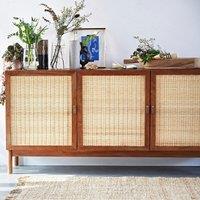 Patxi Teak & Rattan Sideboard