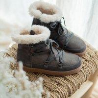 Kids Leather Ankle Boots with Zip Fastening