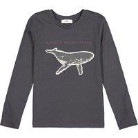 Printed Organic Cotton T-Shirt with Long Sleeves, 3-12 Years