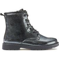 Kids Glittery Ankle Boots with Zip Fastening