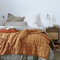Cavrel Check Print Washed Cotton Quilt
