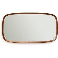 Orion 110cm High Solid Walnut Rectangular Mirror