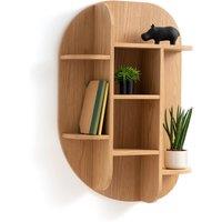 Mila Oak Wall Shelving Unit