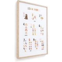 Ally Child's Framed Numbers Print