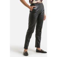 Leather Ankle Grazer Trousers