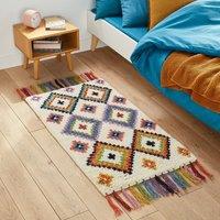 Ourika Berber Style Bedside Runner Rug