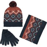 Recycled Beanie, Snood/Gloves Set