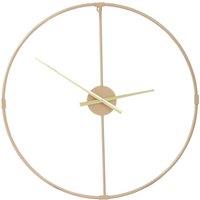 60cm Gold Finish Metal Wall Clock