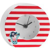 13cm Kids Wooden Kids Pirate Desk Clock