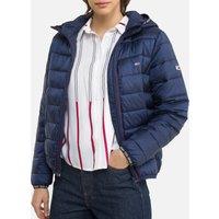 Short Padded Puffer Jacket with Hood, Mid-Season