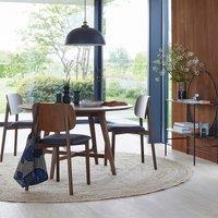 Larsen Round Walnut Table (Seats 4-6)