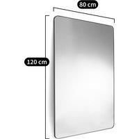 Iodus 80 x 120cm Rectangular Metal Mirror