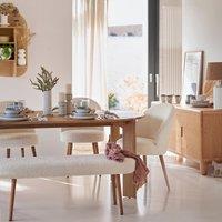 Signatures Elmo Solid Oak Dining Table (Seats 6-8)