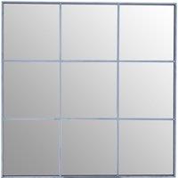 95cm Silver Finish Square Window Mirror