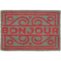 Neon Bonjour Coir Doormat
