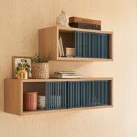 Lazeria Oak Wall Compartment