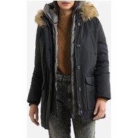 Hooded Parka with Feather Filling