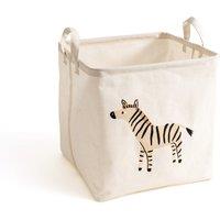 Junglito Zebra Cube Basket