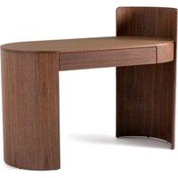 Abbas Walnut Leather Desk