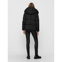 Short Hooded Padded Jacket in Loose Fit
