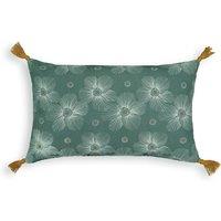Tilda Floral Tassel Linen Cotton Blend Cushion Cover