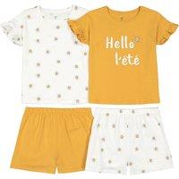 Pack of 2 Short Pyjamas in Sun Print