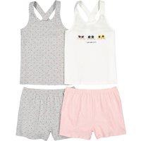 Pack of 2 Short Pyjamas in Organic Cotton, 3-14 Years