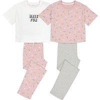Pack of 2 Pyjamas in Cotton, 10-18 Years