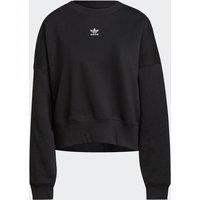 Cotton Mix Sweatshirt in Loose Fit with Crew Neck and Logo